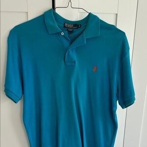 Polo by Ralph Lauren Men's Teal Polo Shirt